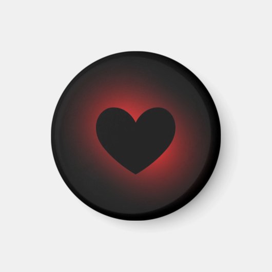 ジギーハート磁石 マグネット (正面)