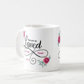 ジギ君はとても愛されているマグ君 コーヒーマグカップ (正面左)