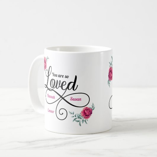 ジギ君はとても愛されているマグ君 コーヒーマグカップ (正面左)