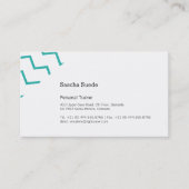 ジグとザグ ミント 名刺 (正面)