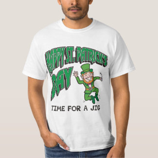 ジグのための幸せなセントパトリックの日の時間 Tシャツ