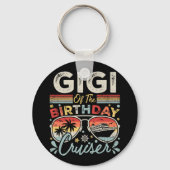 ジグイオブ誕生日クルーザーバケーションサークル キーホルダー (裏面)