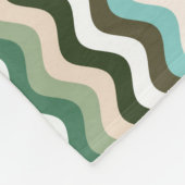 ジグカラフルグ数々のラージ模様 フリースブランケット (角)