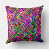 ジグカラフルグ#2 - クッション (裏面)