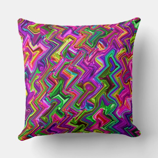 ジグカラフルグ#2 - クッション (裏面)