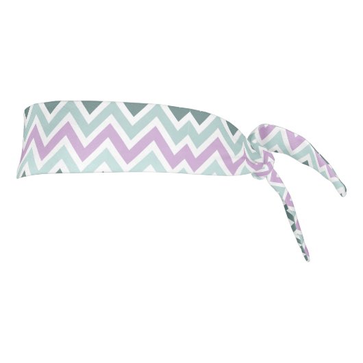 ジグカラフルザグシェブロンパターン タイヘッドバンド (回転90)