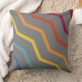 ジグカラフルザグパターン装飾用クッション クッション (ブランケット)