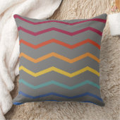 ジグカラフルザグパターン装飾用クッション クッション (ブランケット)