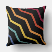 ジグカラフルザグパターン装飾用クッション クッション (裏面)