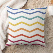 ジグカラフルザグパターン装飾用クッション クッション (ブランケット)