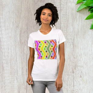 ジグカラフルザグラインTシャツ Tシャツ