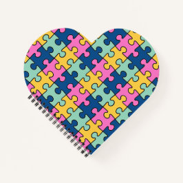 ジグカラフルソーパズル ノートブック