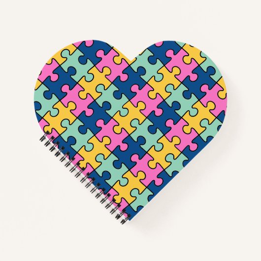 ジグカラフルソーパズル ノートブック (正面)