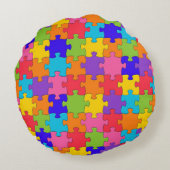 ジグカラフルソーパズル ラウンドクッション (裏面)