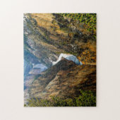 ジグサウイエローストーン川滝ワイオミング。 ジグソーパズル (縦)