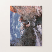 ジグサウヴァージンリバーシオン国立公園ユタ。 ジグソーパズル (縦)