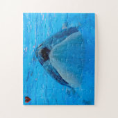 ジグサトウクジラまたはキラークジラ ジグソーパズル (縦)