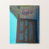 ジグサーズビッグベンド国立公園テキサス州。 ジグソーパズル (縦)