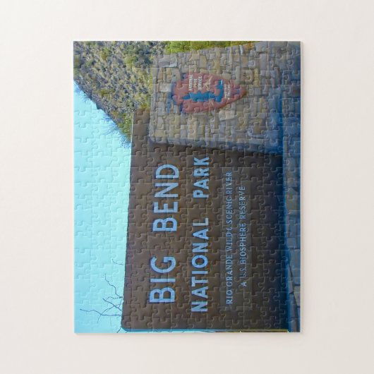 ジグサーズビッグベンド国立公園テキサス州。 ジグソーパズル (縦)