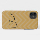 ジグザクとゾウ Case-Mate iPhoneケース (裏面(横))