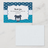 ジグザグおもしろいのベビーシャワーサンキューカード ノートカード (正面/裏面)