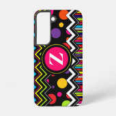 ジグザグとドット SAMSUNG GALAXYケース (裏面)