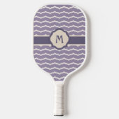 ジグザグに咲いた ピックルボールラケット (裏面)