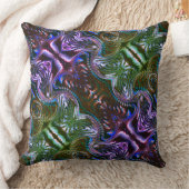 ジグザグに形成された抽象デザイン クッション (ブランケット)