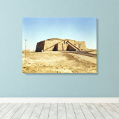 ジグザグの北東ファサード、紀元前2100年 キャンバスプリント (インサイチュ (ウッドフロア))