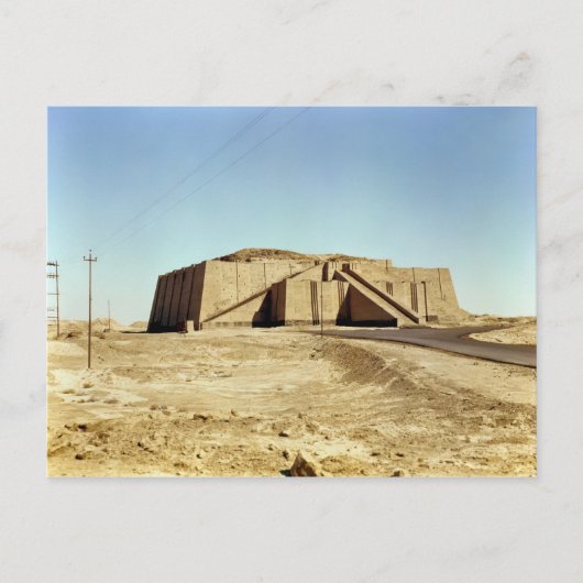 ジグザグの北東ファサード、紀元前2100年 ポストカード (正面)