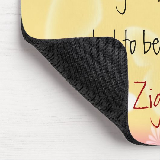 ジグザグのZiglarの引用文始め意欲を起こさせるmousepad マウスパッド (コーナー)