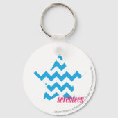 ジグザグアクア2 キーホルダー (正面)