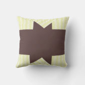 ジグザグイエロー クッション (裏面)