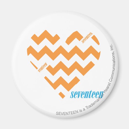 ジグザグオレンジ2 マグネット (正面)