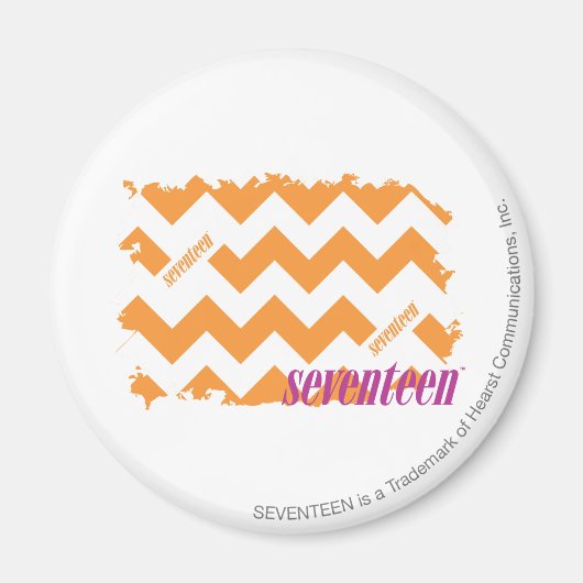 ジグザグオレンジ4 マグネット (正面)