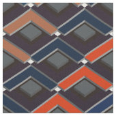 ジグザグカラフルの家老の階段 ファブリック (クローズアップ)