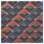 ジグザグカラフルの家老の階段 ファブリック (見本)