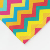ジグザグカラフル名ブランケット フリースブランケット (角)