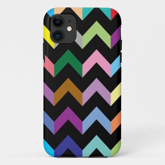 ジグザグカラフル模様 Case-Mate iPhoneケース (裏面)