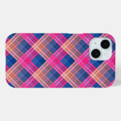 ジグザグカラーリングのチェック柄 Case-Mate iPhoneケース (裏面 (横))