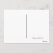 ジグザグクリスマスツリー ポストカード (裏面)