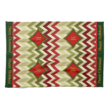 ジグザグクリスマスモノグラムの(Zigzigg Christmas)