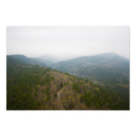 ジグザグザグザグザ山，ホット春NP，アーカンソー フォトプリント           