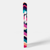 ジグザグシェブロンカラフルパターンデザイン Case-Mate iPhoneケース (裏面 / 左)