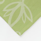 ジグザグシブロン，ギンガム，水玉模様，お名前 フリースブランケット (角)