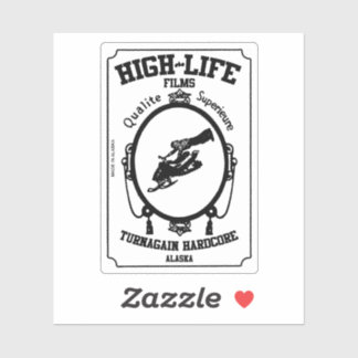 ジグザグダイカットシール(ターンバック懸命コア) シール