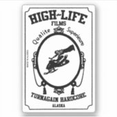 ジグザグダイカットシール(ターンバック懸命コア) シール (正面)