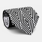 ジグザグダイヤモンドシブロンの部族パターン ネクタイ (ロール)