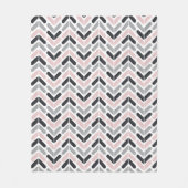 ジグザグハグ フリースブランケット (正面)