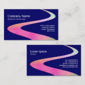 ジグザグパス – コズミックパス – ダークブルー 名刺 (正面/裏面)